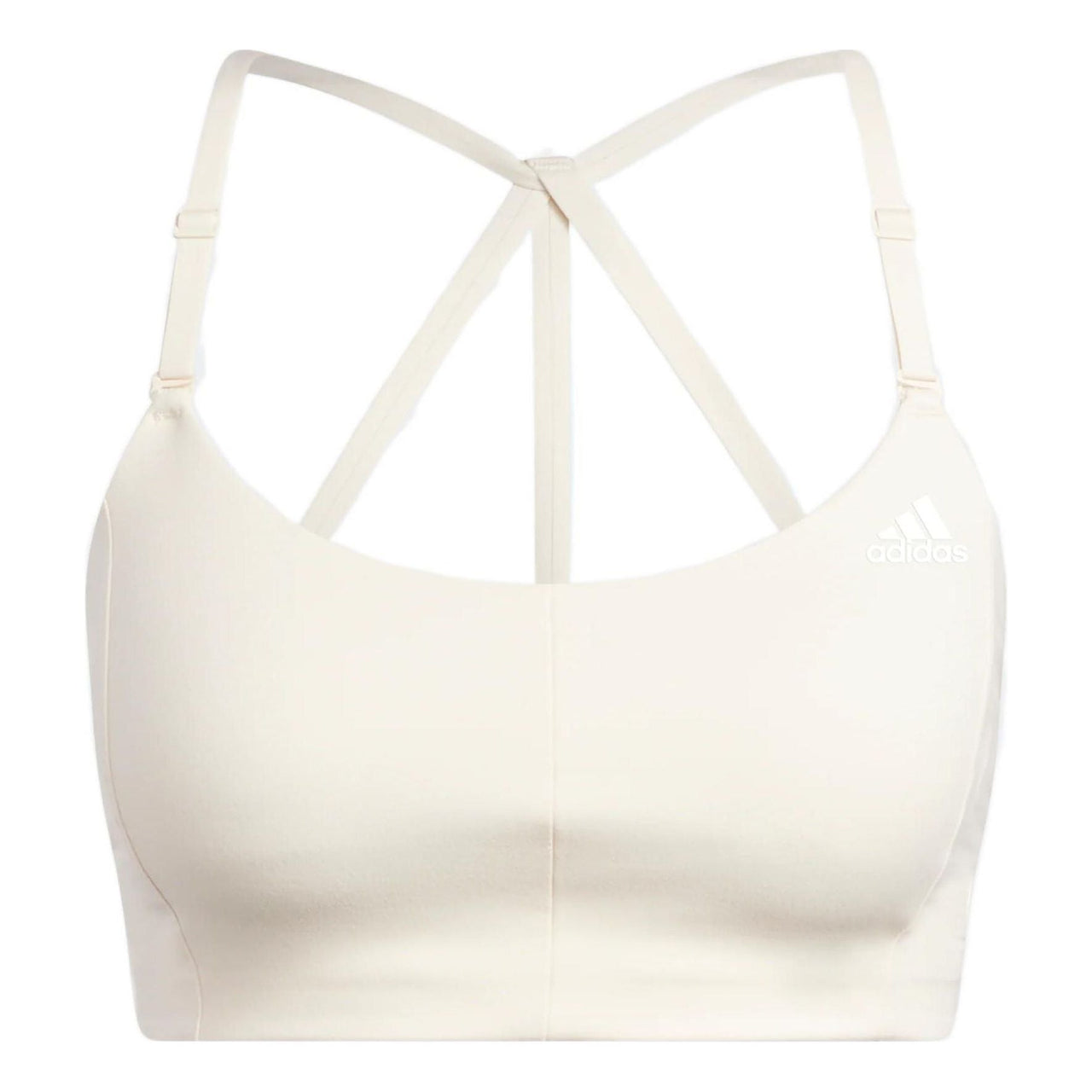 (WMNS) adidas Coreflow Medium Support Bra Asia Sizing 'White' HC7942
