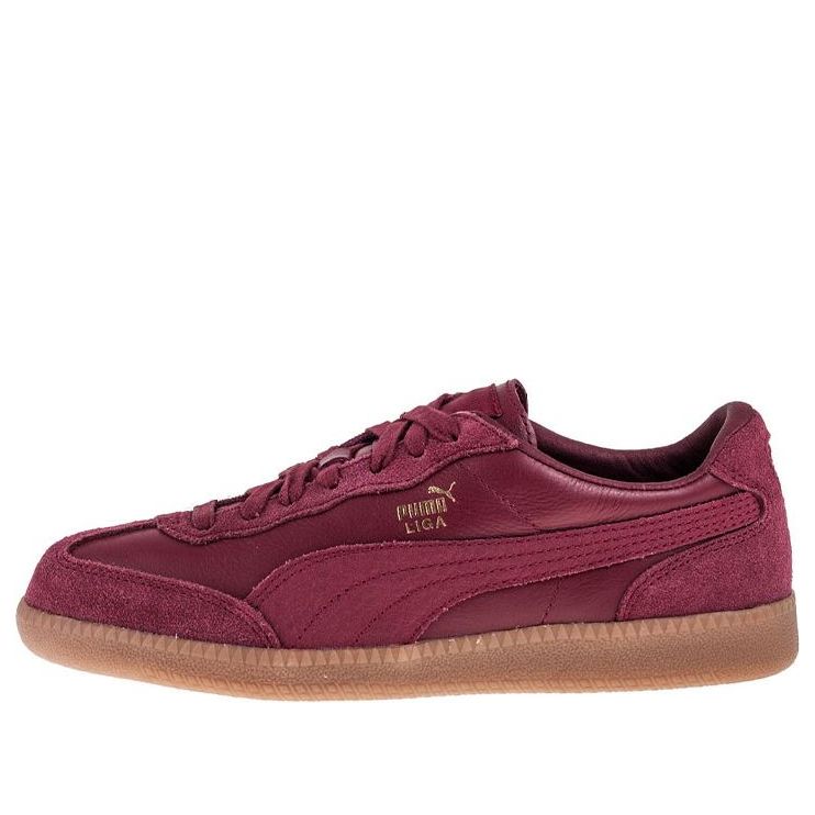 PUMA Liga Leather Casual Board Shoes Red 364597-03