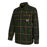 Men's Vans Contrasting Colors Plaid Jacket Green VN0A5H8BPP0
