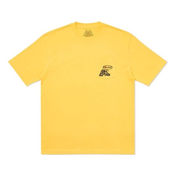 PALACE Pocket Embroidered Short Sleeve Unisex Yellow PAL-SS20-93