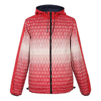 Men's KENZO Double Sided Hooded Jacket Navy Blue Red FA55BL1511NG-77
