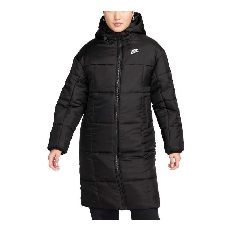 (WMNS) Nike Therma-FIT Repel Synthetic-Fill Hooded Parka 'Black' FB7676-010