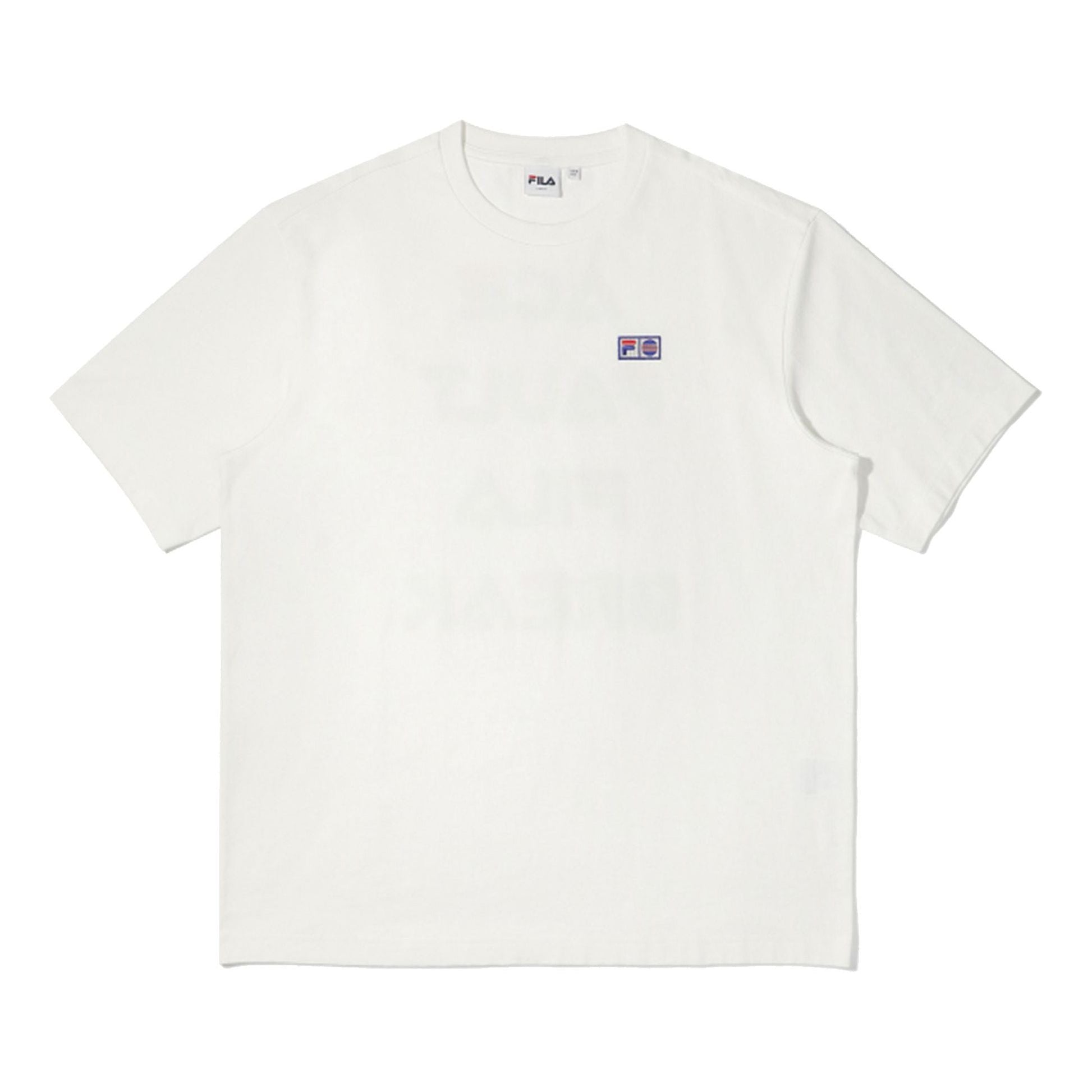 FILA x FAULT Unisex Printing Round-Neck White FS2RSD2F01X-OWH
