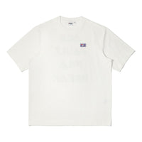 FILA x FAULT Unisex Printing Round-Neck White FS2RSD2F01X-OWH
