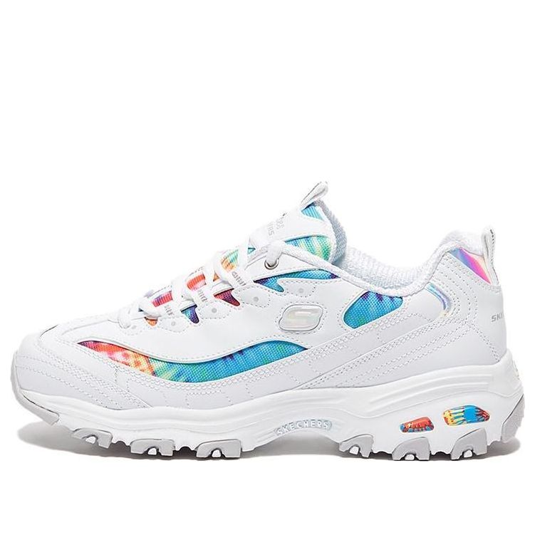 (WMNS) Skechers D'Lites Low-Top Running Shoes White 149015-WMLT