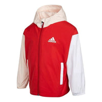 (GS) adidas CNY Woven Jacket Asia Sizing 'Red White' HC2737
