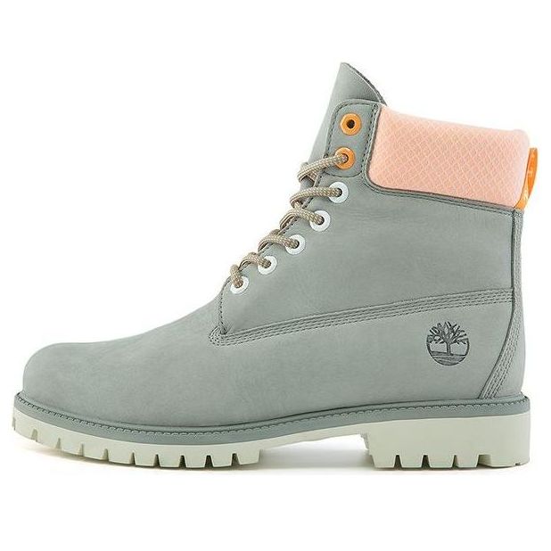 Timberland Hi-Vis Heritage 6 Inch Waterproof Wide Fit Boot 'Grey' A2HY4W