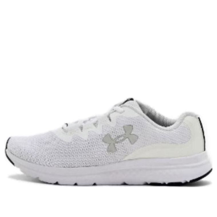 (WMNS) Under Armour Charged Impulse 3 Shoes 'White Metallic Silver' 3026686-100