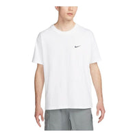 Men's Nike Back Pattern Alphabet Printing Casual Short Sleeve White T-Shirt DV0578-100