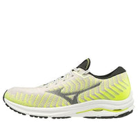 Mizuno Wave Rider 24 Waveknit 'Yellow Grey White' J1GC207516