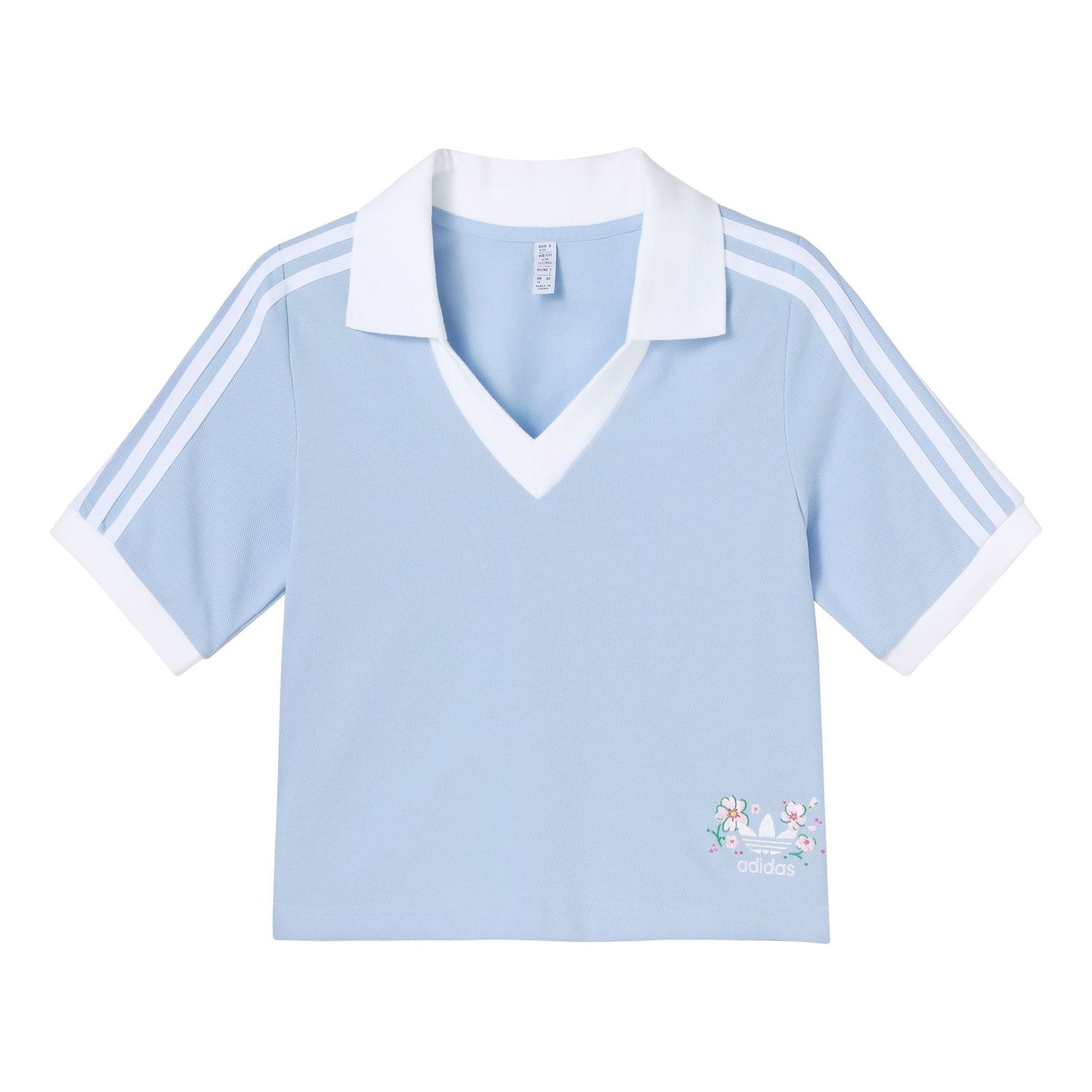 (WMNS) adidas short Sleeve Polo Shirt 'Blue' IP3756