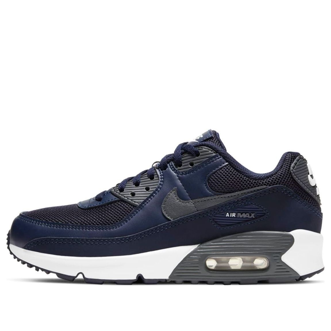 (GS) Nike Air Max 90 'Blue Black White' DJ4614-400