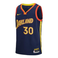 Men's Nike Golden State Warriors Curry City Swingman Basketball Jersey/Vest Navy Blue CN1729-419