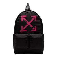 Off-White Arrows Print Nylon Backpack Black/Pink OMNB003R19C360241028