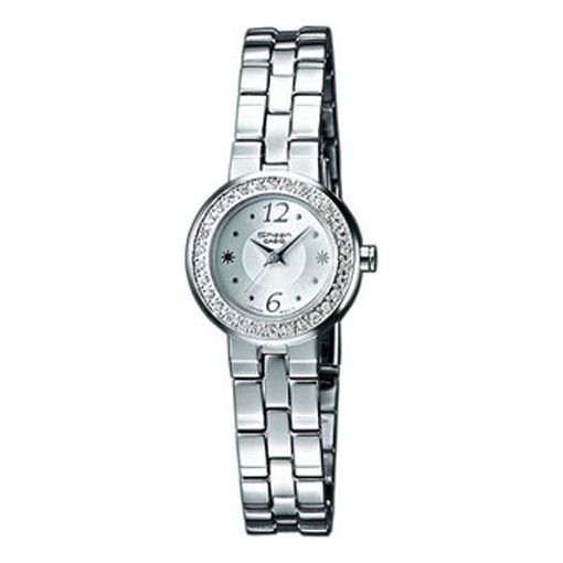 CASIO SHEEN Waterproof Stainless Steel Strap White Analog SHN-4010D-7ADR