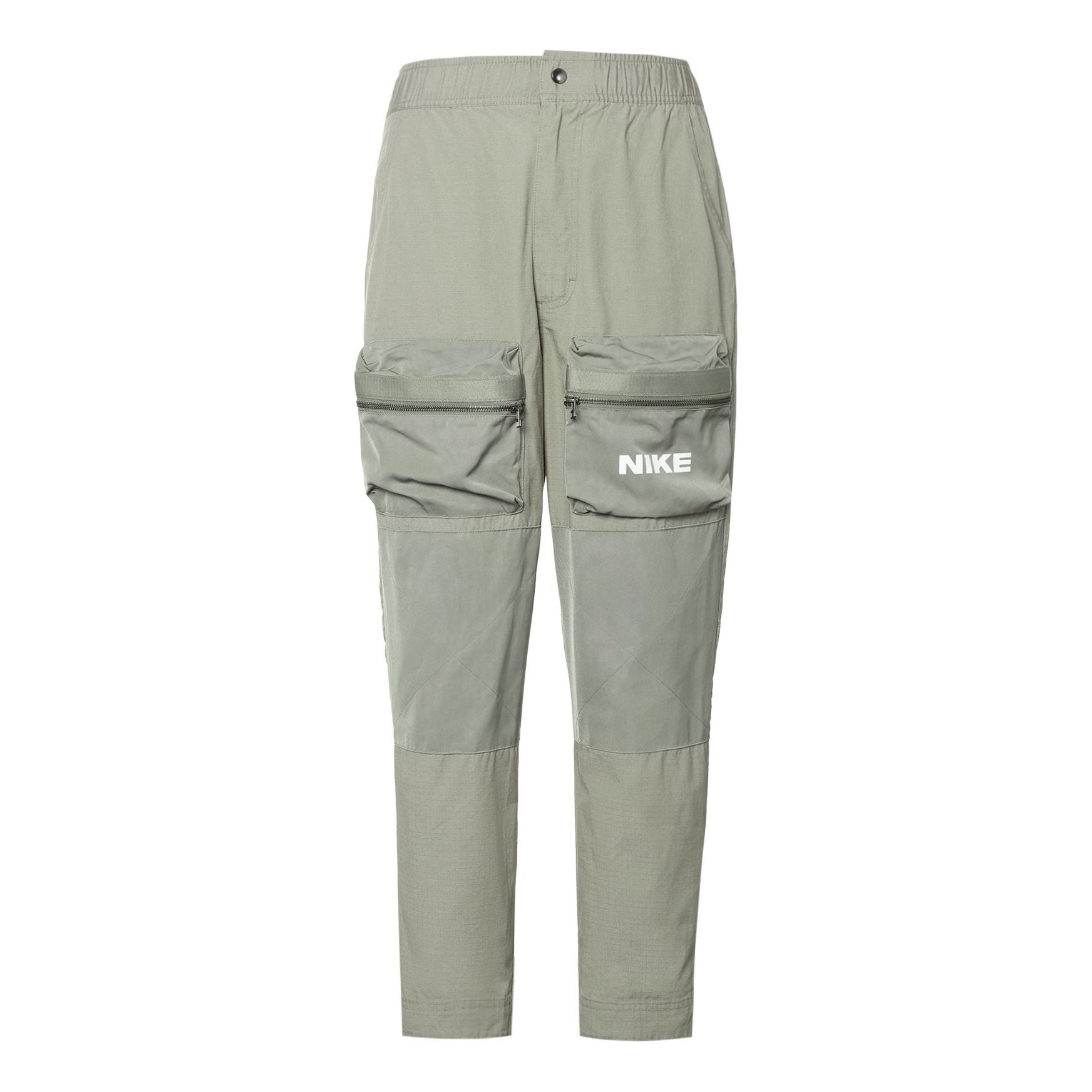 Men's Nike 3D Big Pocket Logo Printing Sports Pants/Trousers/Joggers Light Green DC6958-320