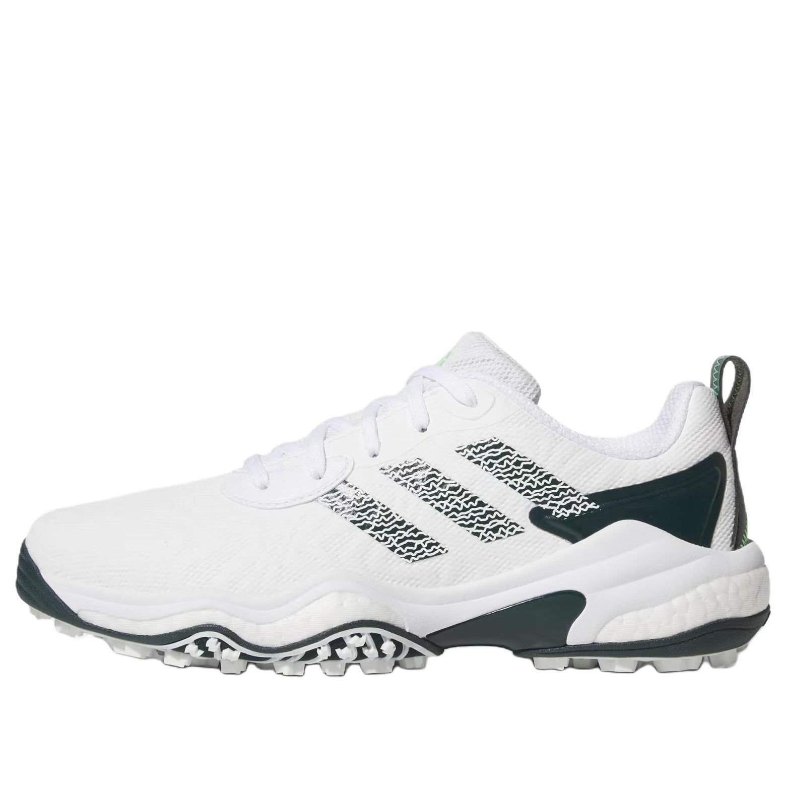 adidas Codechaos 25 Spikeless Golf Shoes 'Cloud White Aurora Ivy Lime Burst' JI4163