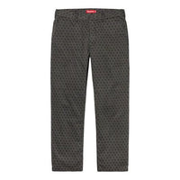 Supreme FW19 Week 1 Work Pant Long Pants Unisex Black SUP-FW19-130