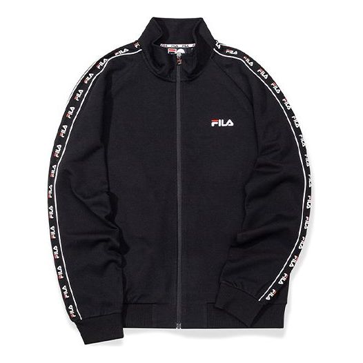 FILA FUSION Logo Sports Jacket Black T11M032502F-BK