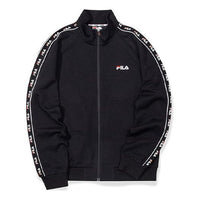 FILA FUSION Logo Sports Jacket Black T11M032502F-BK