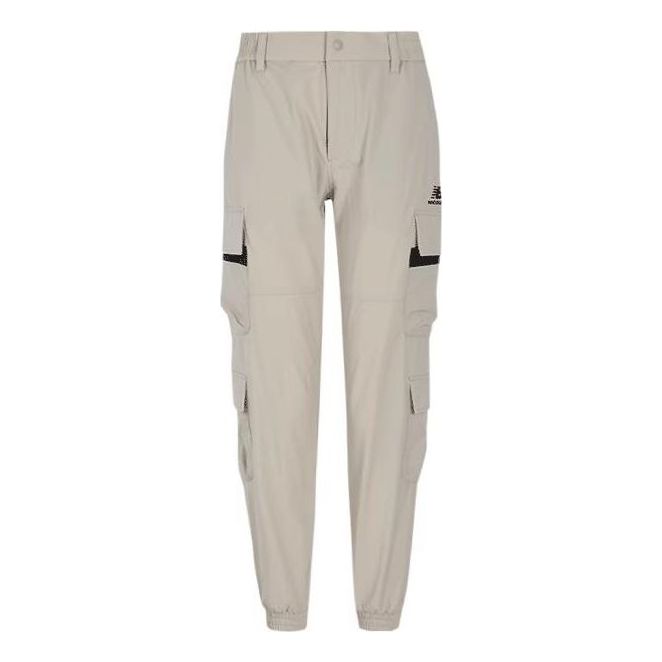 New Balance Workout Cargo Pants Asia Sizing 'Beige Black' NTA6N083-BEI