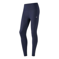(WMNS) Skechers Logo Printed Training Leggings 'Navy' P223W089-02MZ