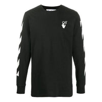 Off-White Agreement LogoPrinting Pullover Men Black OMAB001F20FAB0081001