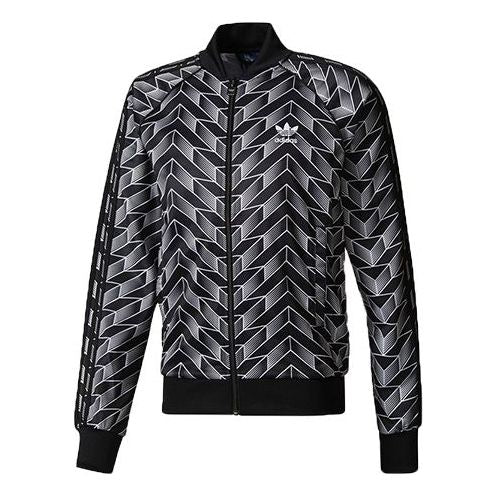 adidas originals Soccer Superstar Track Top Black & White BS4979
