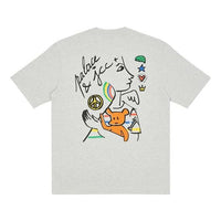 Men's PALACE JCDC2 Back Printing Short Sleeve Gray PAL-SS20-041