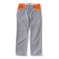 Supreme FW19 Week 3 x Ben Davis Work Pant Crossover Gray Orange Contrasting Colors Cargo Long Pants Unisex Gray SUP-FW19-410