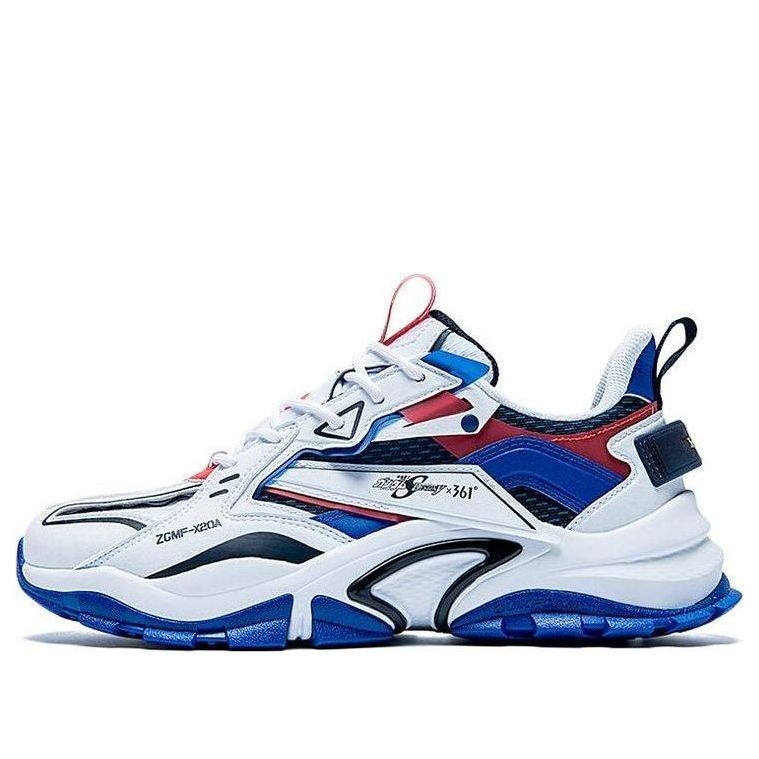 361 Degrees x SD Gundam Dad Shoes 'White Blue' 672036769F-1