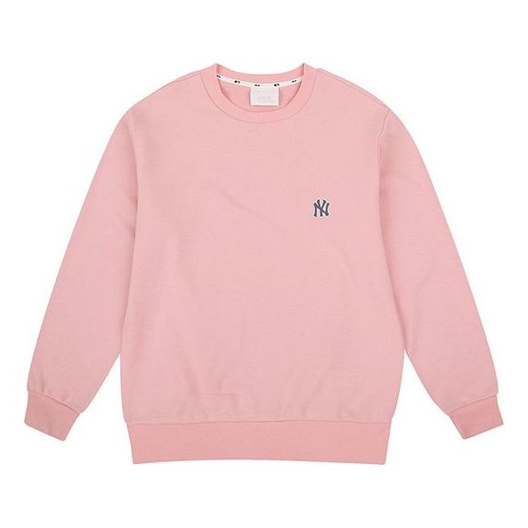 MLB Unisex New York Yankees Logo Sweatshirt Pink/Red 31MT02941-50P