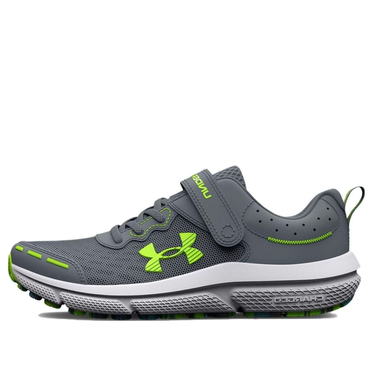 (PS) Under Armour Assert 10 AC 'Gravel Lime Surge' 3026183-102