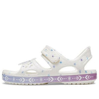 (PS) Crocs Funny Frozen White Sandals 206172-100