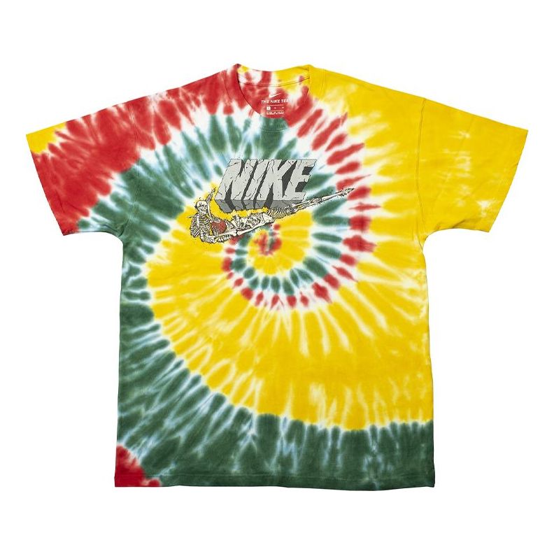 Nike Exploration logo Printing Round Neck Short Sleeve Multi-Color CV1078-102