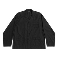 Balenciaga Long Sleeve Shirt Medium Fit 'Black' 658844TEM161000