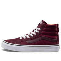 Vans SK8-HI Slim Zip Casual Skateboarding Shoes Red Wine VN0A38GROC7
