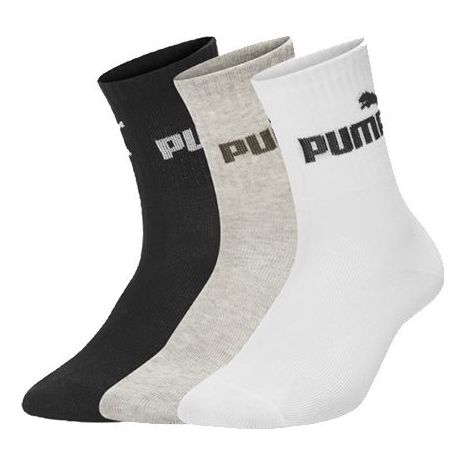 PUMA Sport Socks 3 Pack 'White Black Grey' 907263-07