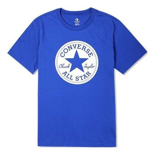 Converse Go-To Chuck Taylor Patch Standard Fit T-Shirt Asia Sizing 'Blue' 10023854-A02
