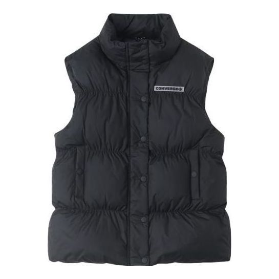 (WMNS) Converse Super Puffer Vest Asia Sizing 'Black' 10025203-A01