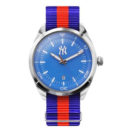MLB Sports Nylon Watch waterproof Watch Blue Red MLB-TP001-6