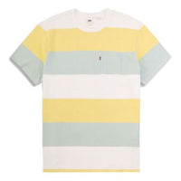 Men's Levis Stripe Short Sleeve Yellow 34310-0004