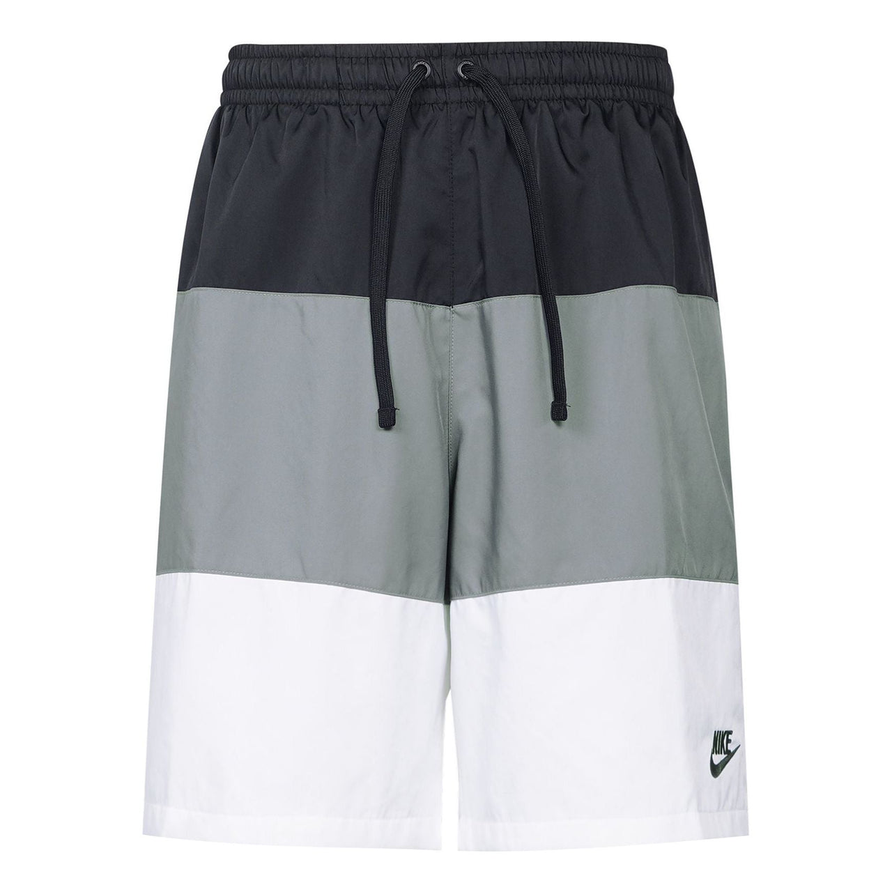 Men's Nike Contrast Color Stitching Small Label Woven Sports Shorts Black DQ2427-010