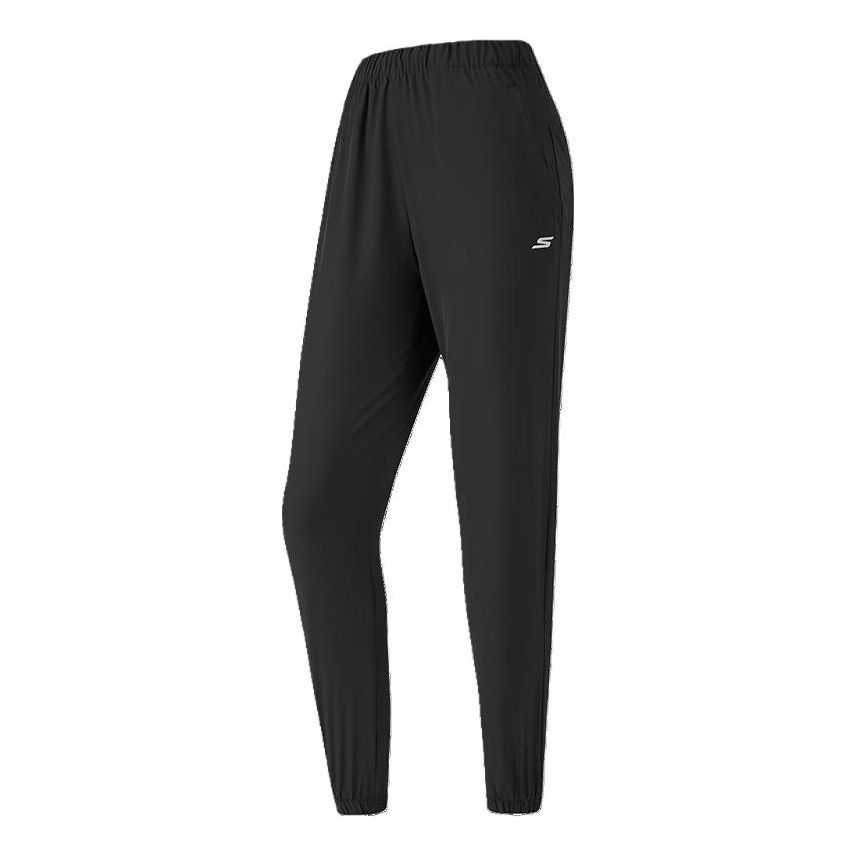 (WMNS) Skechers Woven Pants 'Black' P223M020-0018