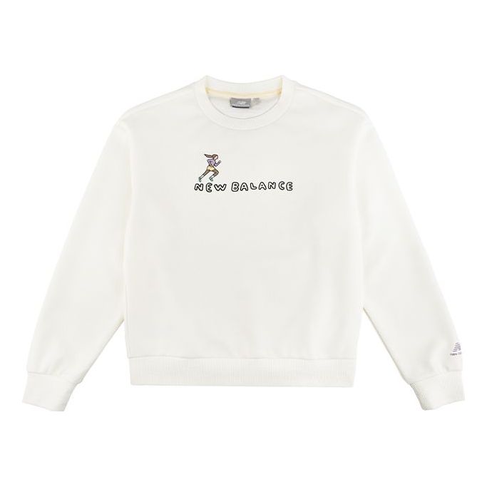 (WMNS) New Balance x Zero per Zero Sweatshirt Asia Sizing 'White' NCA47012-IV