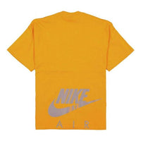 Nike x Kim Jones Crossover Air Logo Alphabet Printing Round Neck Short Sleeve Couple Style Orange DC9987-804