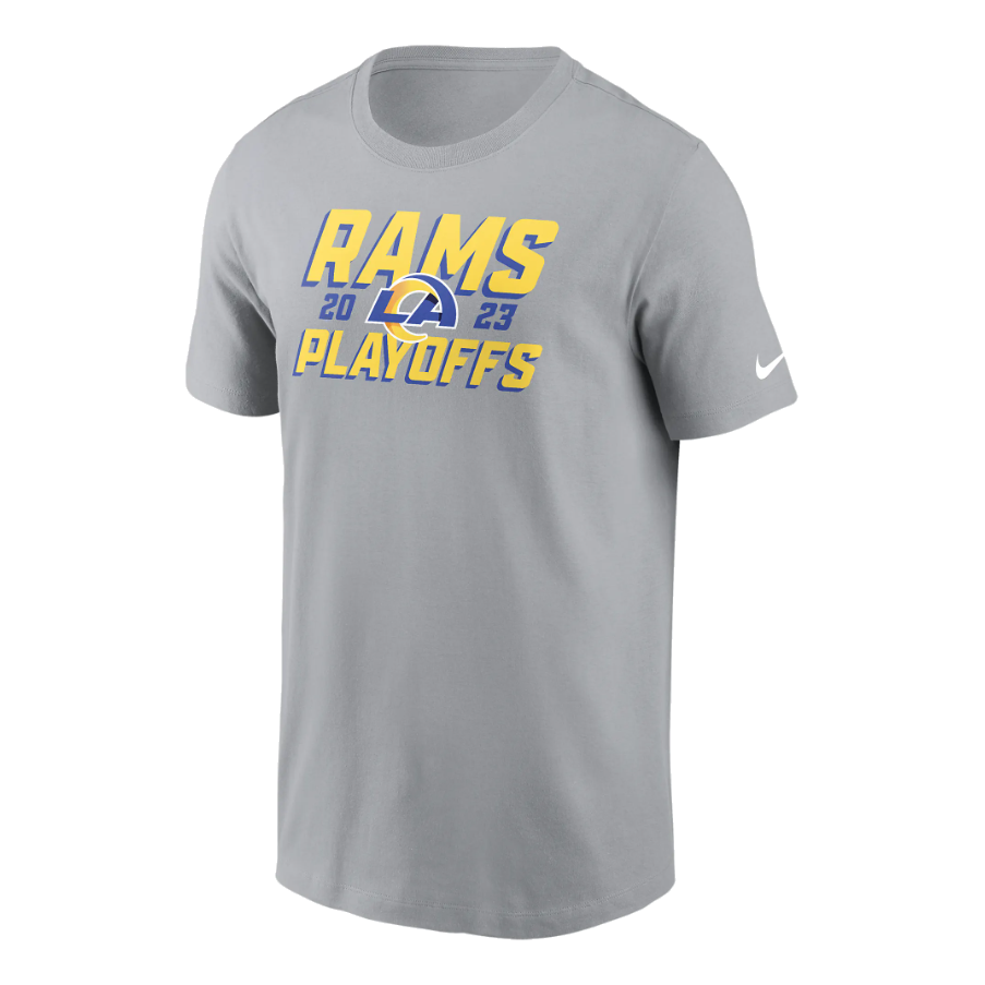 Nike Los Angeles Rams 2023 NFL Playoffs T-Shirt 'Grey Yellow' NP9901V95X-KTR