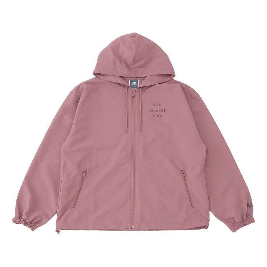(WMNS) New Balance Iconic Collegiate Woven Jacket Asia Sizing 'Rosewood' WJ41508R-SE