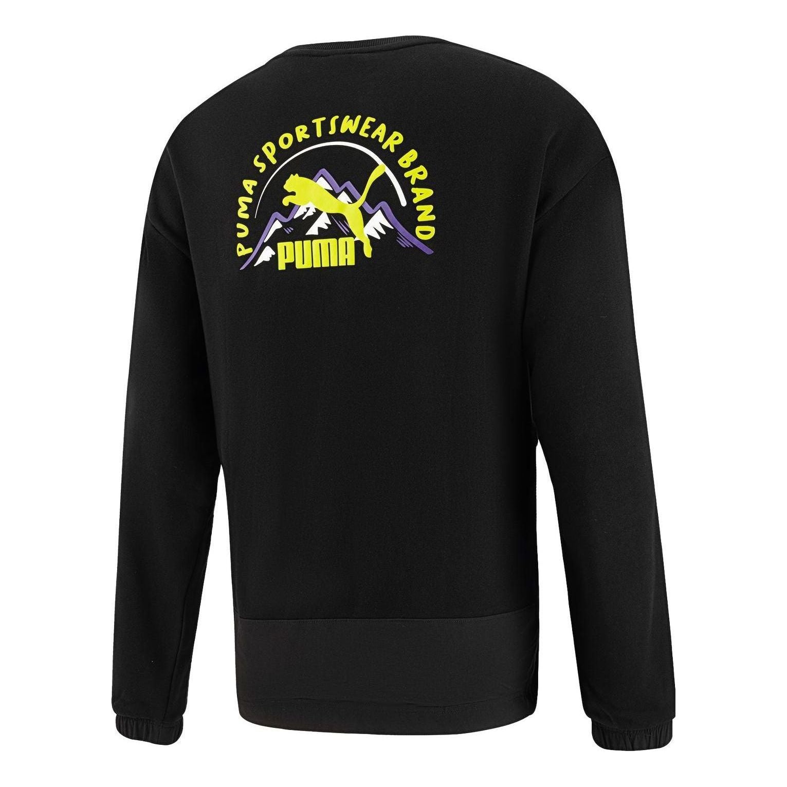 PUMA Camping Sportswear Mountain Long Sleeve Tee 'Black' 537391-01