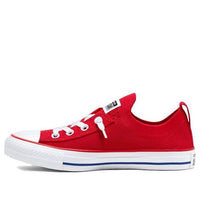 (WMNS) Converse Shoreline Knit Slip Chuck Taylor All Star Red White Sneakers 'Red White' 567026F